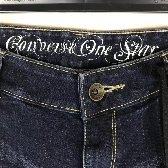 Converse One Star Women’s Boot Cut Jeans Size 32 - Picture 6 of 6